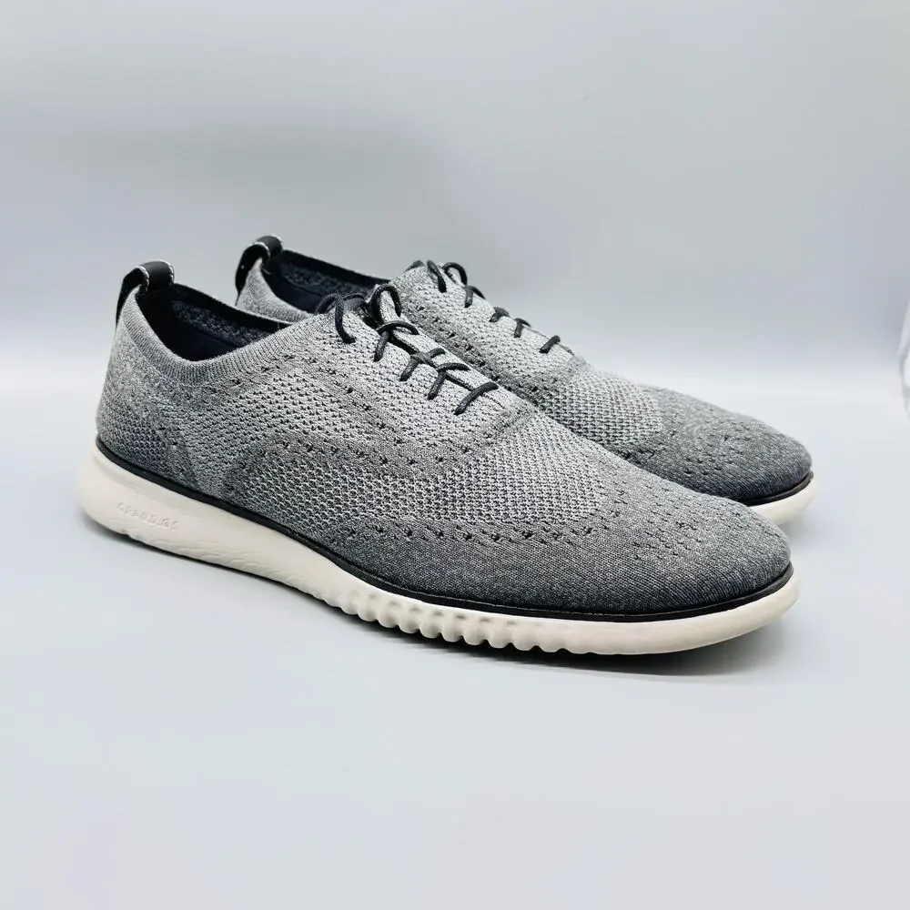 Cole Haan Shoes Mens 13 Gray OriginalGrand Stitchlite Wingtip Oxford Sneaker